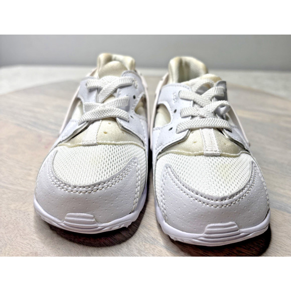 Nike Huarache Run (TD) 704950-110 Triple White Baby Toddler Shoes Size 7C Sneake - Picture 2 of 9
